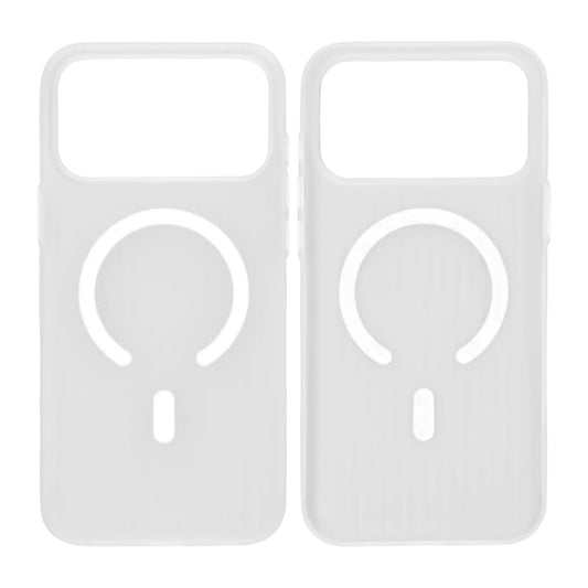 Mobilskal Korrugerad för iPhone 17 Pro - Frostat Vit image 1