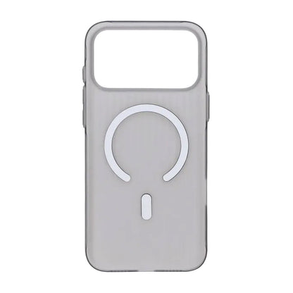 Mobilskal Korrugerad för iPhone 17 Pro Max - Frostat Grå image 3