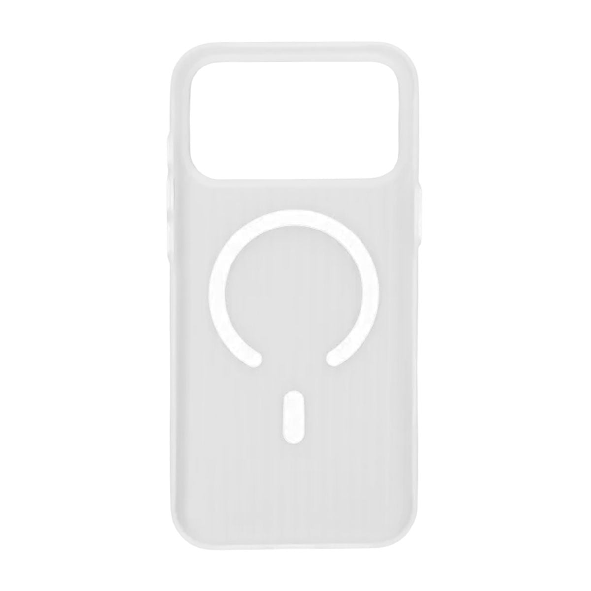 Mobilskal Korrugerad för iPhone 17 Pro Max - Frostat Vit image 3