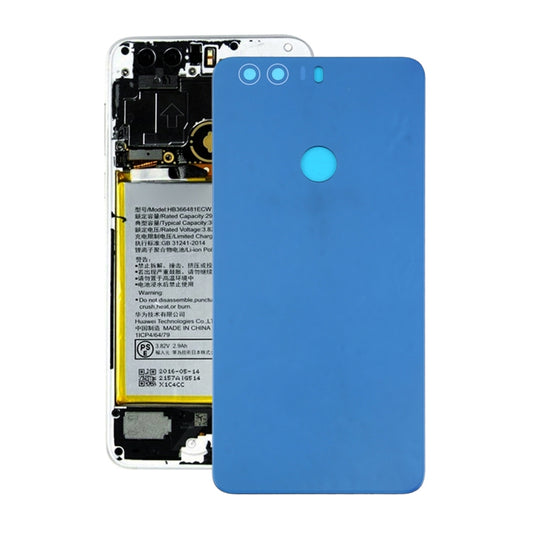 Huawei Honor 8 Baksida Glas - Blå image 1