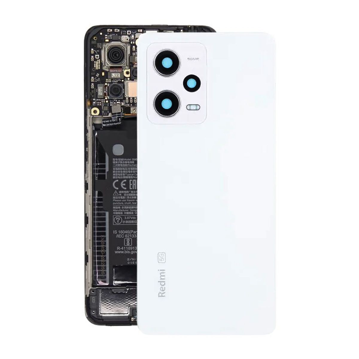 Xiaomi Redmi Note 12 Pro Baksida Glas - Silver image 1