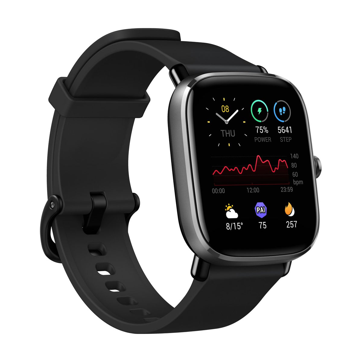 Begagnad Amazfit GTS 2 mini Amazfit A2018 Black - Bra skick (B) image 2