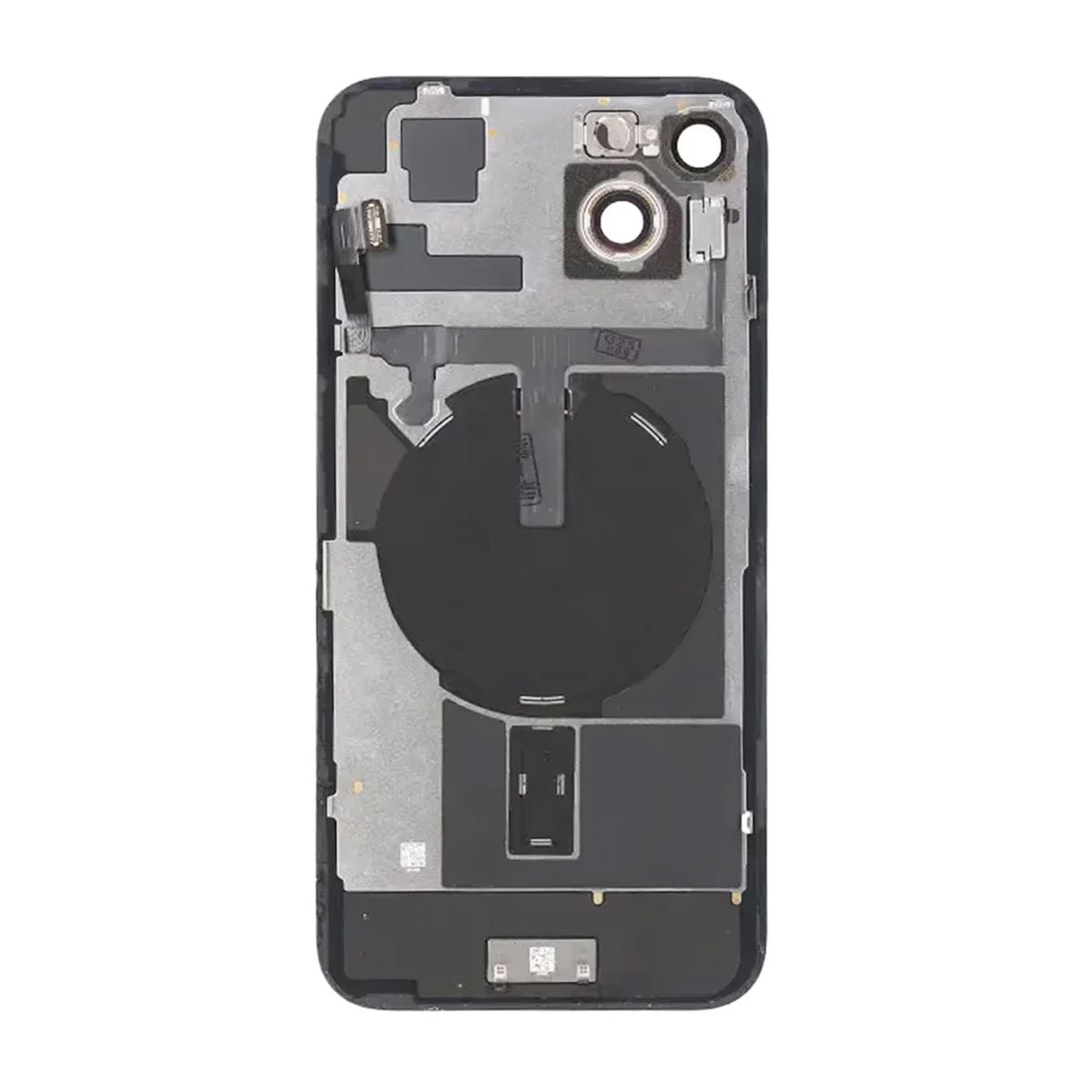 iPhone 15 Plus Baksida Glas med smådelar - Vit image 3