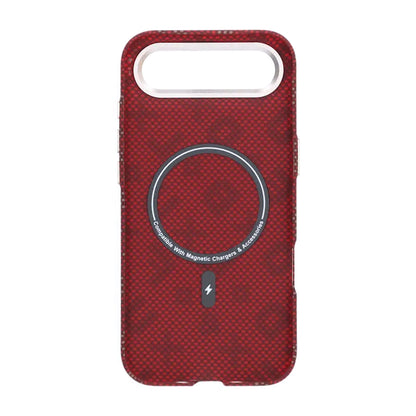 Mobilskal Aramidfiber för iPhone Air - Röd med text image 3