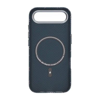 Mobilskal Aramidfiber för iPhone Air - Blå med text image 3