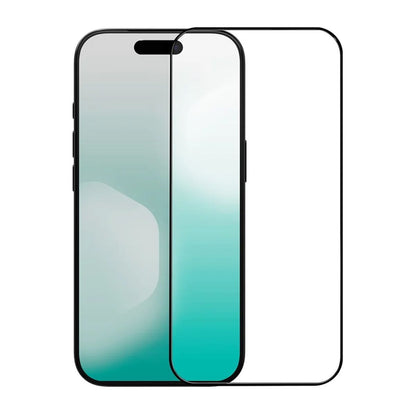 Rvelon Skärmskydd iPhone 16 Pro Max/17 Pro Max Härdat Glas 2.5D Svart - bulk image 1