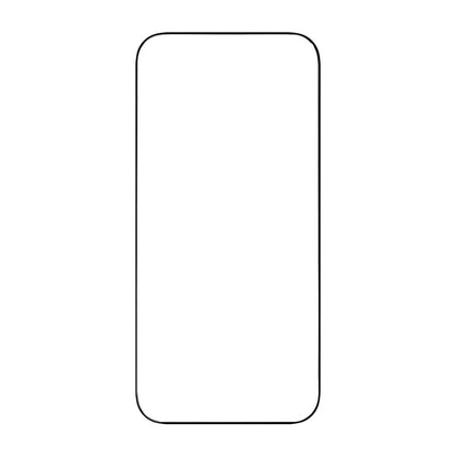 Rvelon Skärmskydd iPhone 16 Pro/17/17 Pro Härdat Glas 2.5D Svart - bulk image 2
