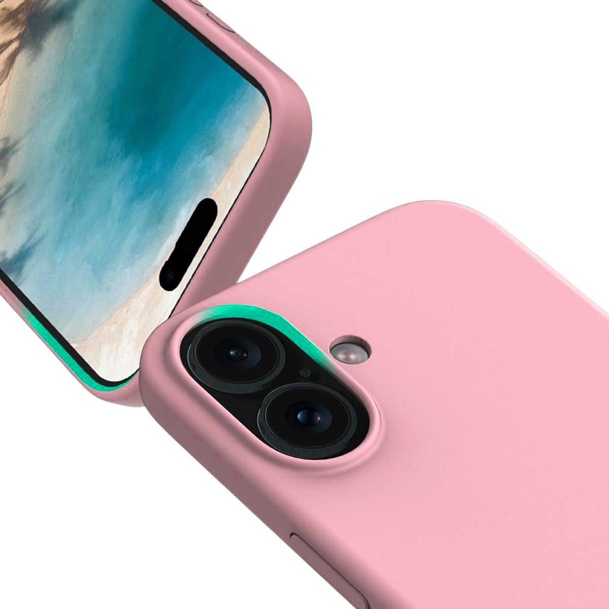 Rvelon Mobilskal Silikon MagSafe för iPhone 17 - Rosa image 2