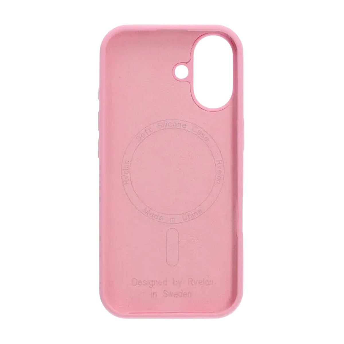Rvelon Mobilskal Silikon MagSafe för iPhone 17 - Rosa image 4