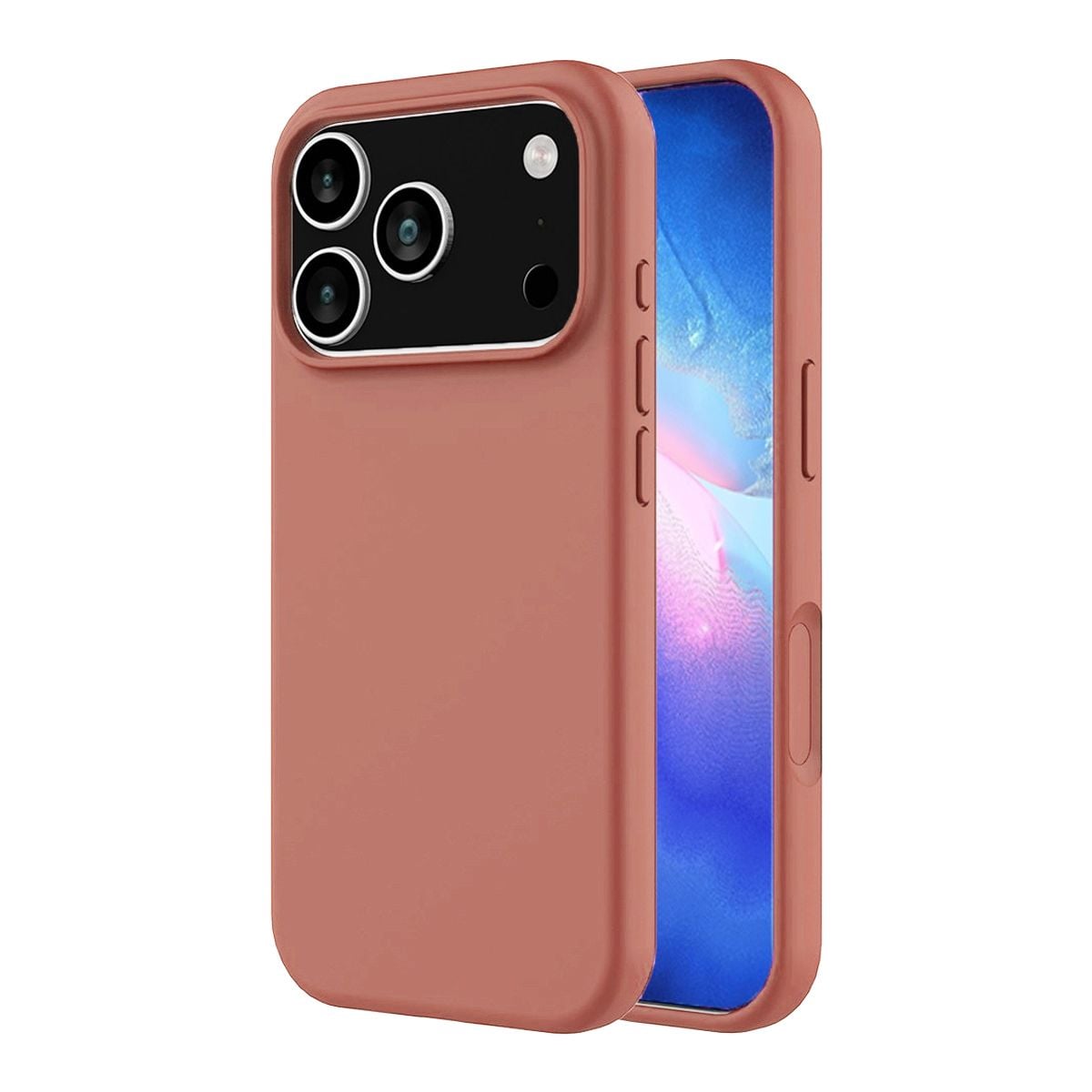 Rvelon Mobilskal Silikon MagSafe för iPhone 17 Pro - Mocka Rosa image 1