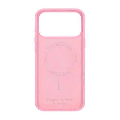 Rvelon Skal Silikon MagSafe för iPhone 17 Pro Max - Rosa image 4