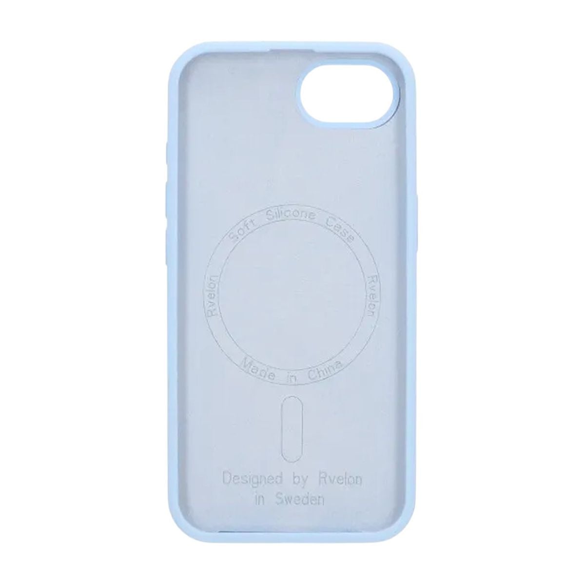 Rvelon Mobilskal Silikon MagSafe för iPhone 16e - Ljusblå image 3