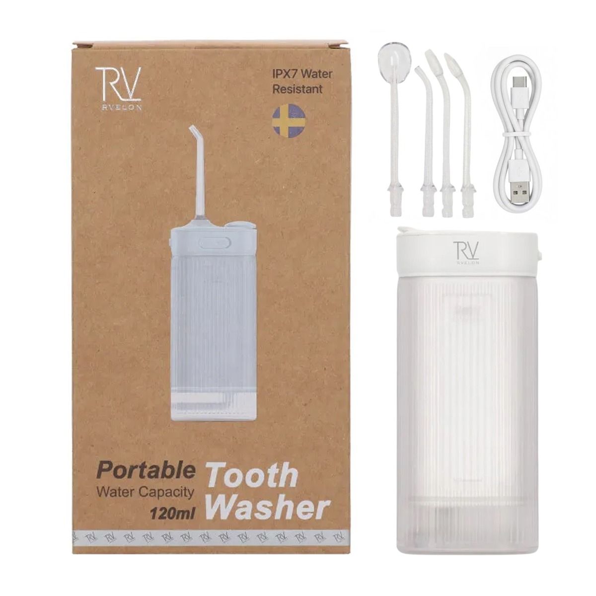 Rvelon XY06 Pull-out type toothbrush White main unit image 5