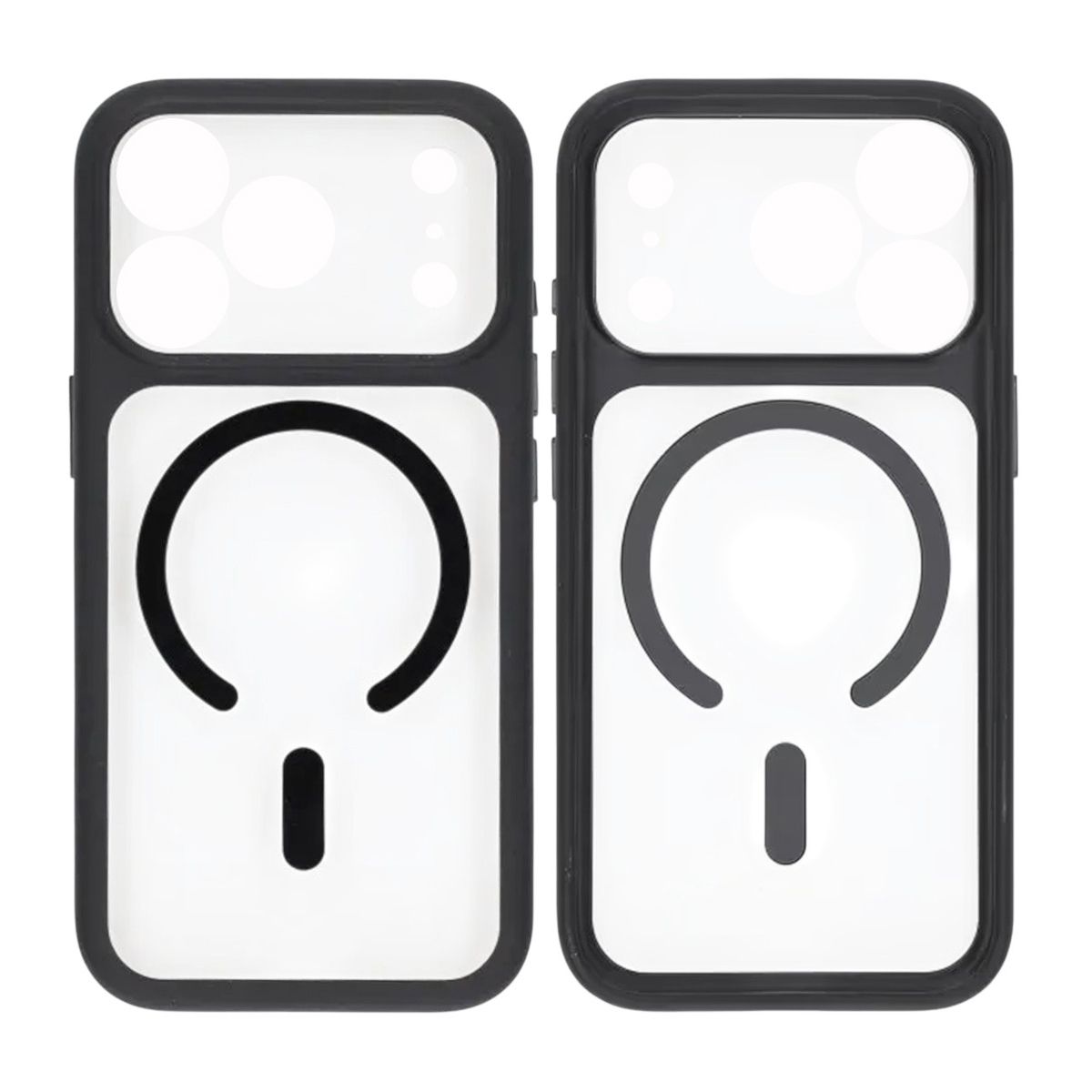 Skal för iPhone 17 Pro med MagSafe & Kameraskydd med Svart image 1