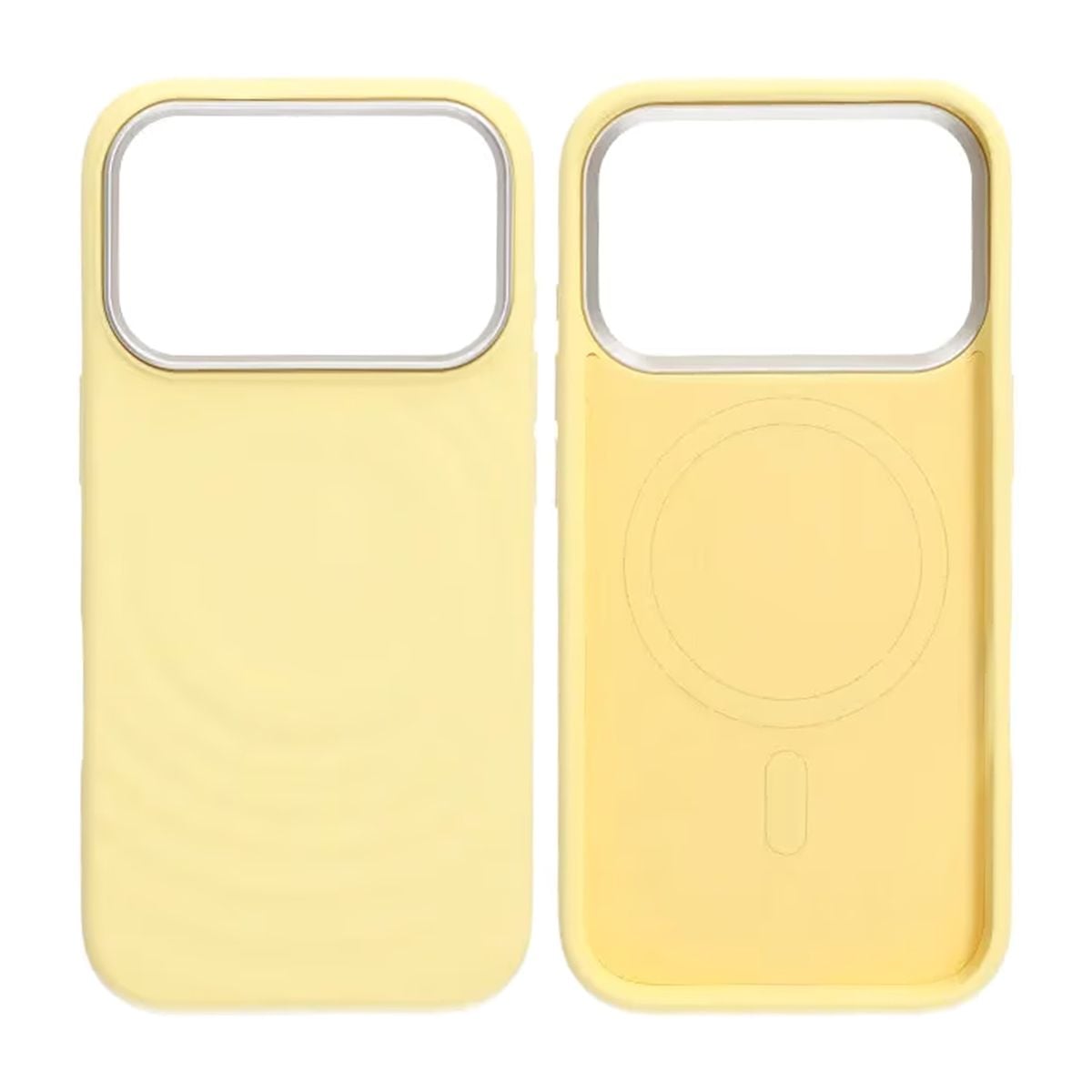 Mobilskal Silikon med Magsafe för iPhone 17 Pro Max - Gul image 1