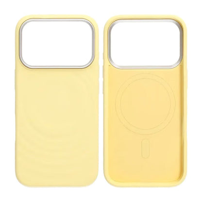 Mobilskal Silikon med Magsafe för iPhone 17 Pro Max - Gul image 1
