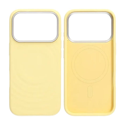 Mobilskal Silikon med Magsafe för iPhone 17 Pro Max - Gul image 1