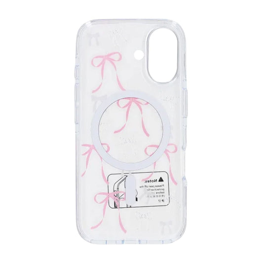 Mobilskal Magsafe till iPhone 17 - Transparent med rosett image 3