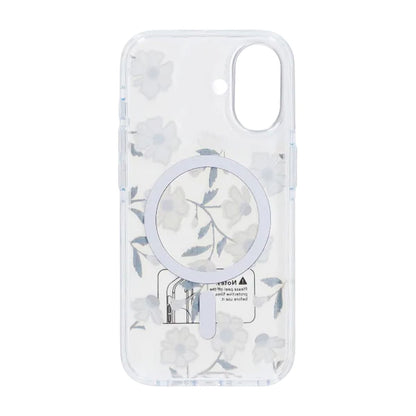 Skal Magsafe till iPhone 17 - Transparent blommor och kvistar image 3