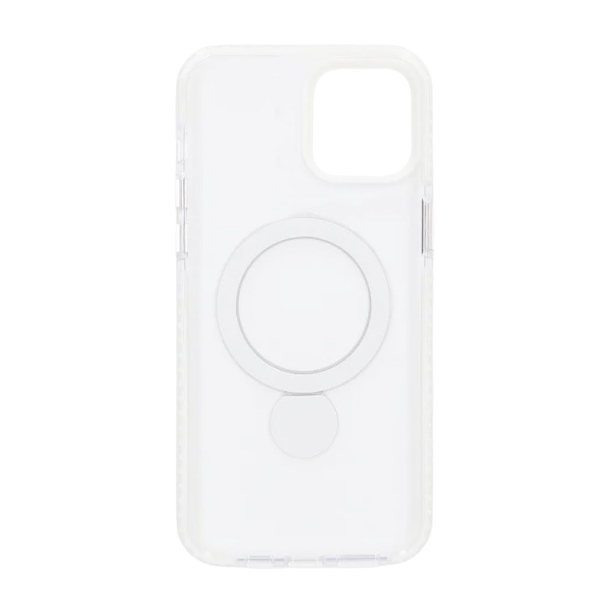 Skal Magsafe till iPhone 13 och 14 - Transparent vit med ringstativ image 3