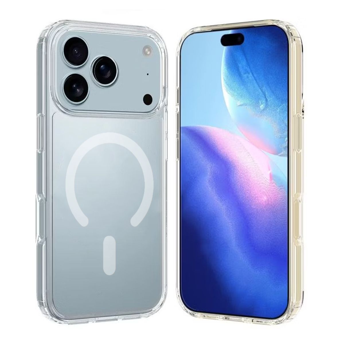 Mobilskal Stöttåligt Magsafe för iPhone 17 Pro - Transparent image 1