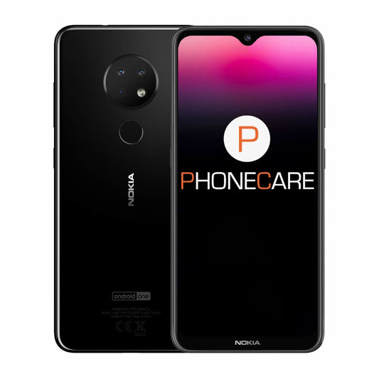 Begagnad Nokia 6.2 64GB Ceramic Black - Bra skick image 1