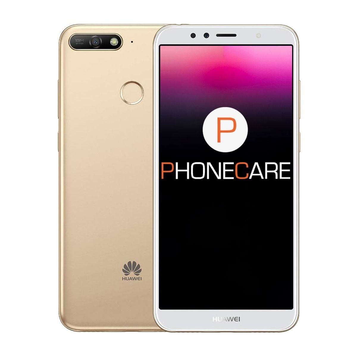 Begagnad Huawei Y6 2018 16GB Guld - Mycket bra skick image 1