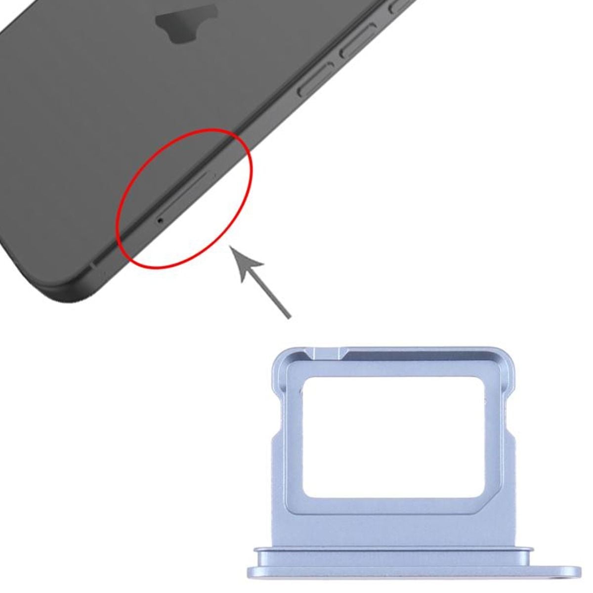 Simkortshållare för iPhone 17 - Blå image 4