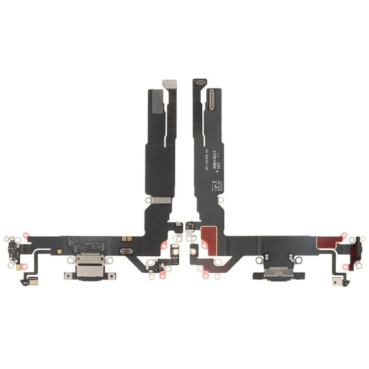 Laddkontakt med Flexkabel för iPhone 17 - Svart image 1