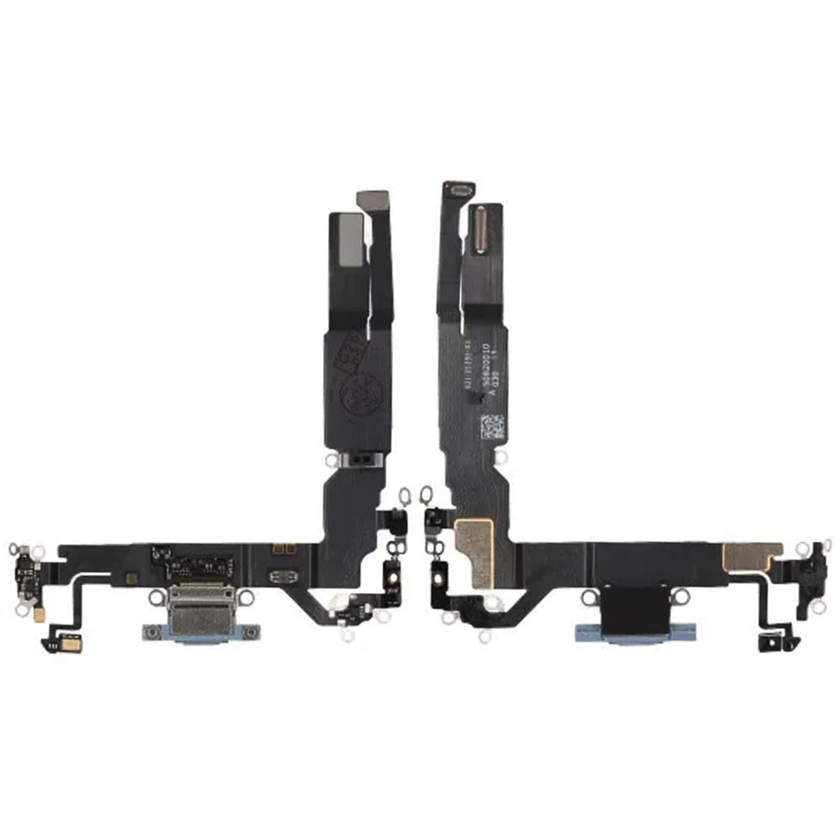 Laddkontakt med Flexkabel för iPhone 17 - Blå image 1