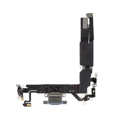 Laddkontakt med Flexkabel för iPhone 17 - Blå image 2