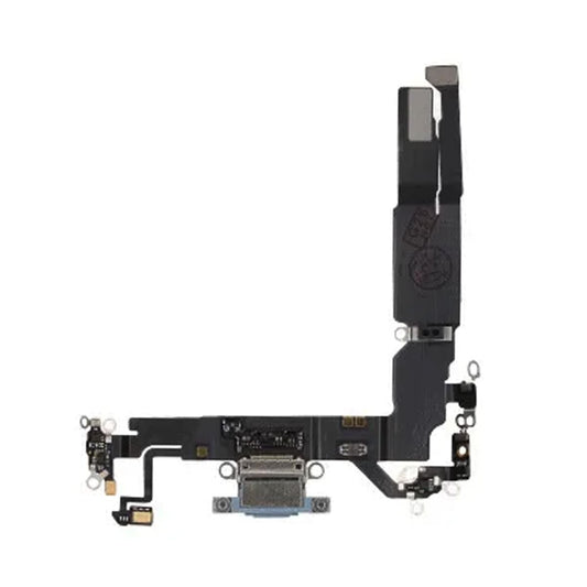 Laddkontakt med Flexkabel för iPhone 17 - Blå image 2