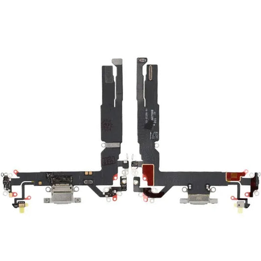 Laddkontakt med Flexkabel för iPhone 17 - Vit image 1