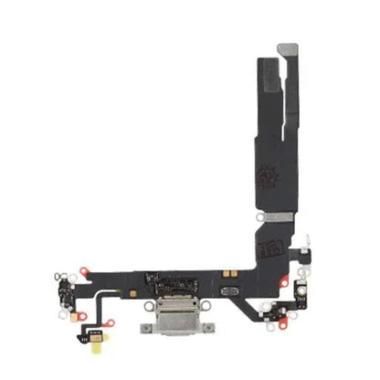 Laddkontakt med Flexkabel för iPhone 17 - Vit image 2