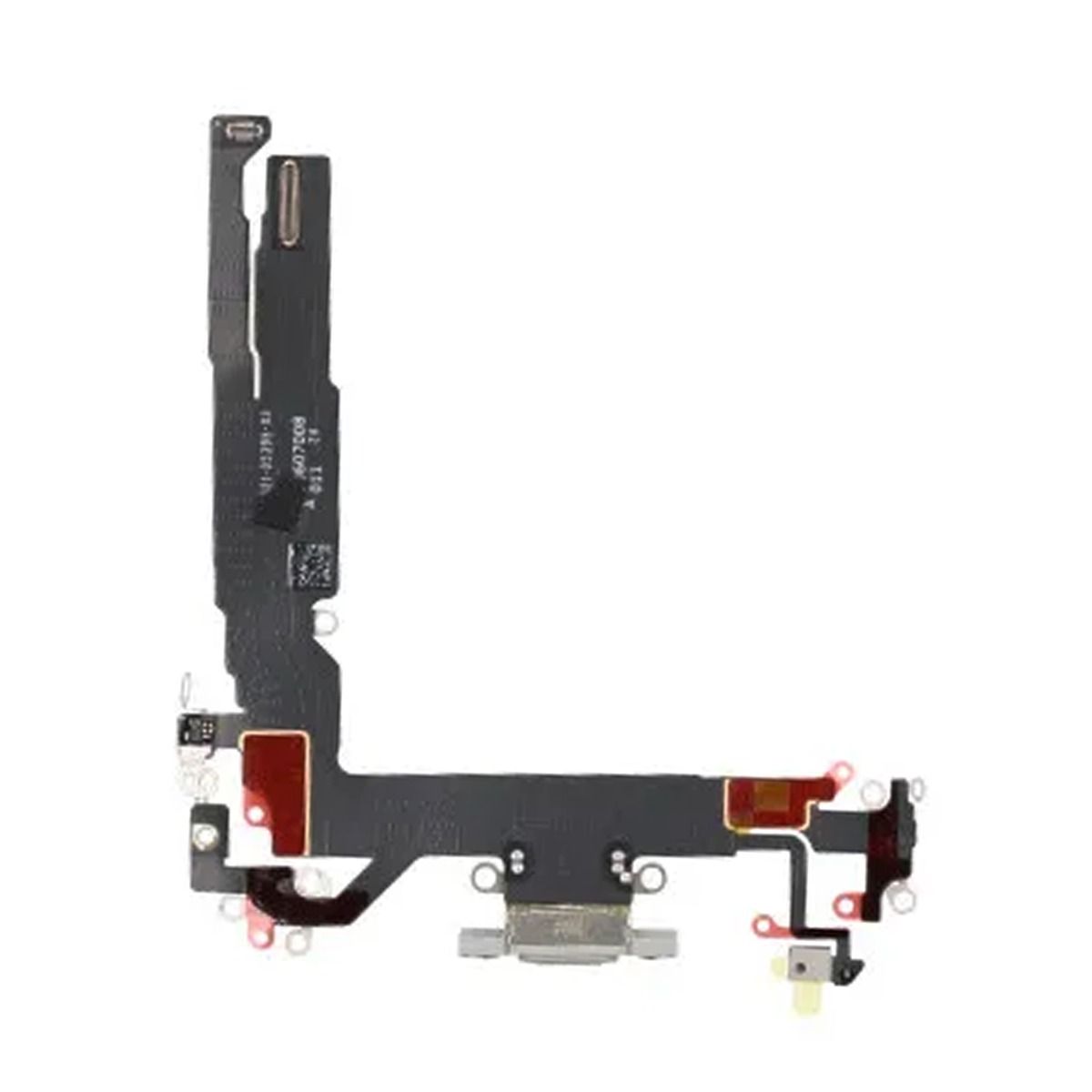 Laddkontakt med Flexkabel för iPhone 17 - Vit image 3