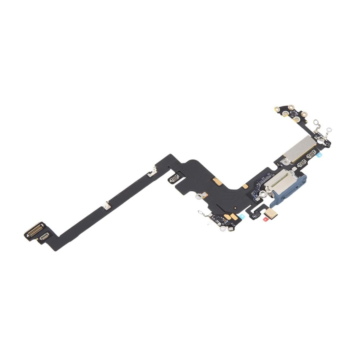 Laddkontakt med Flexkabel för iPhone 17 Pro - Blå image 3
