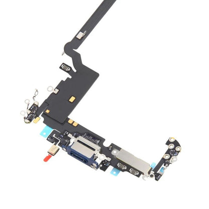 Laddkontakt med Flexkabel för iPhone 17 Pro Max - Blå image 4
