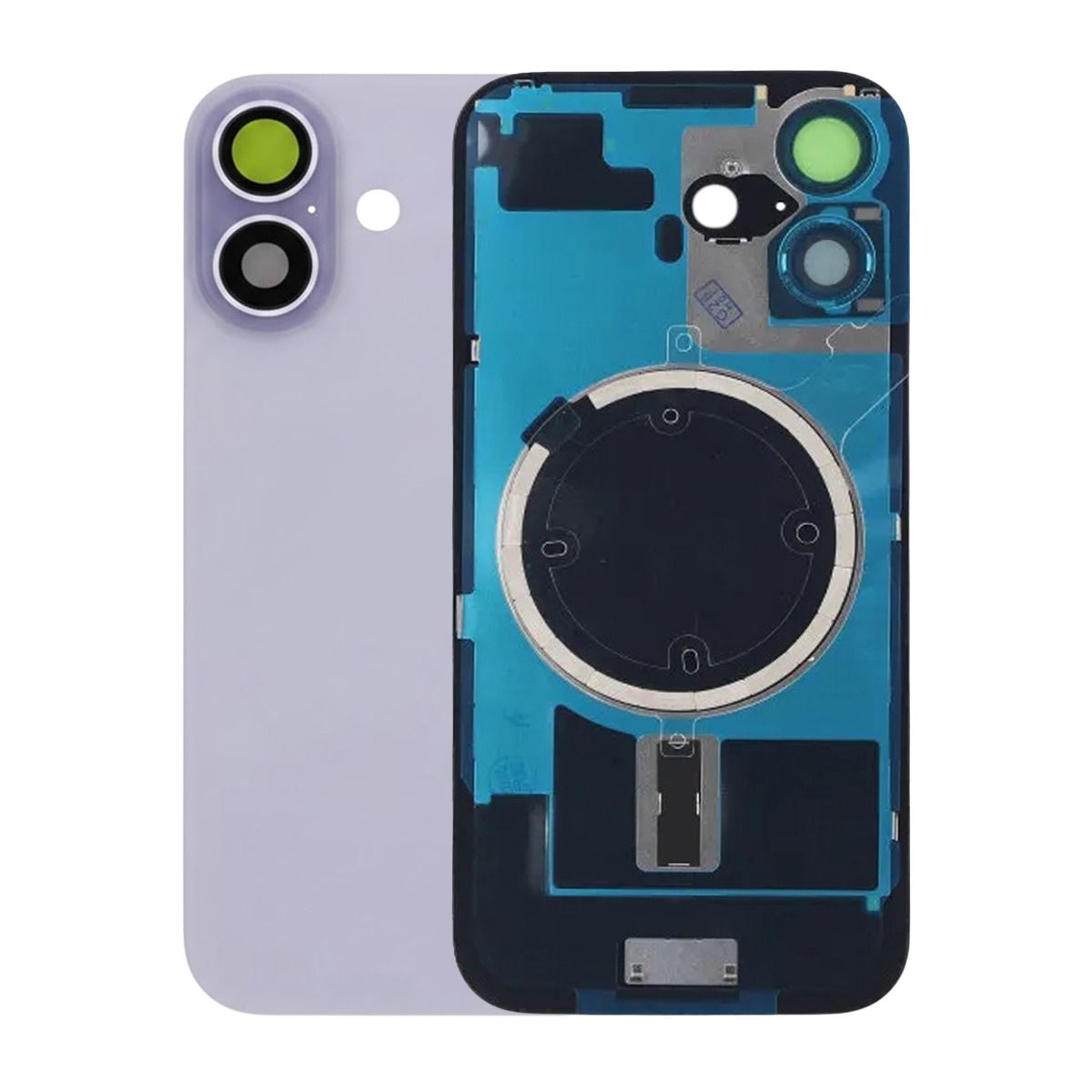 Baksida Glas med smådelar för iPhone 17 - Lavendel image 1
