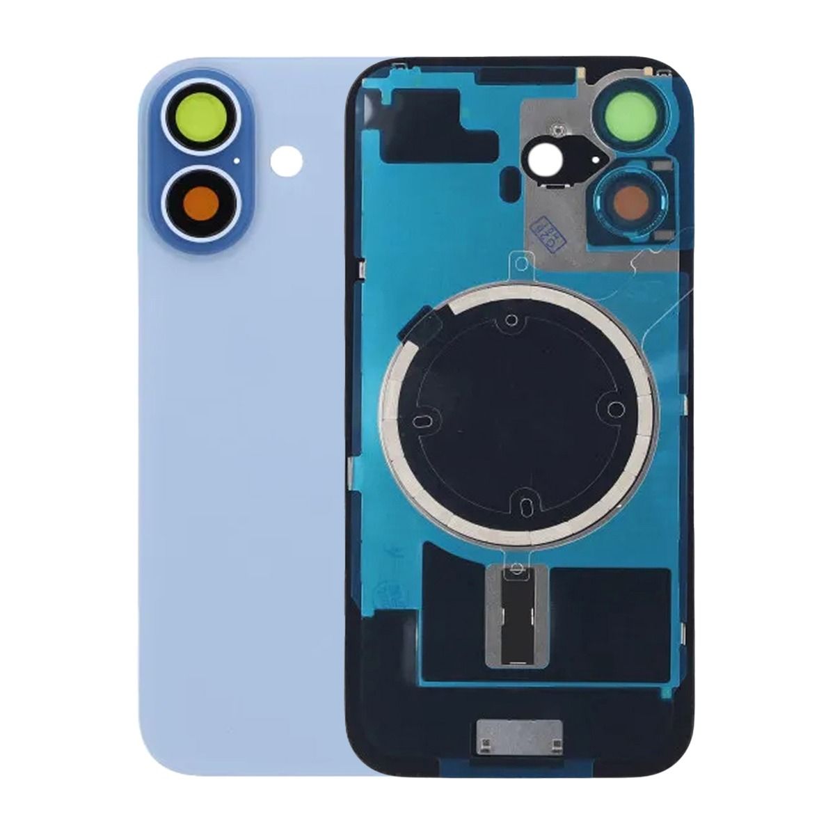 Baksida Glas med smådelar för iPhone 17 - Blå image 1