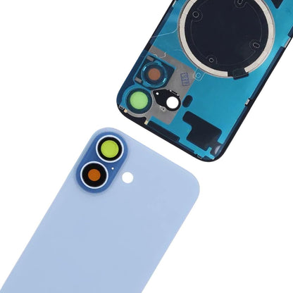 Baksida Glas med smådelar för iPhone 17 - Blå image 4