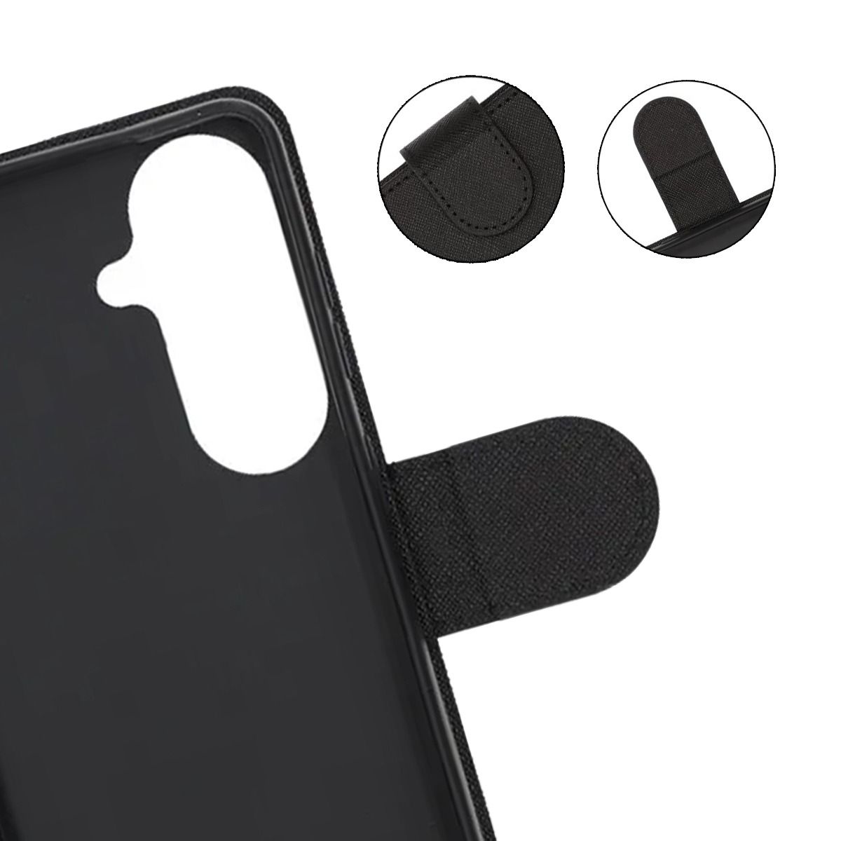 Plånboksfodral med Stativ för Samsung Galaxy S26 - Svart image 5