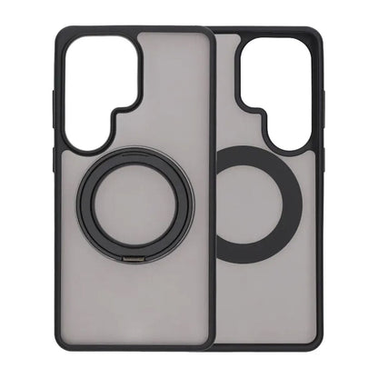 Matte case 360 rotating bracket Mobile Phone Case for Samsung S26 Ultra Black image 1