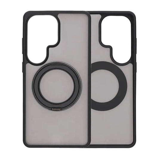 Matte case 360 rotating bracket Mobile Phone Case for Samsung S26 Ultra Black image 1
