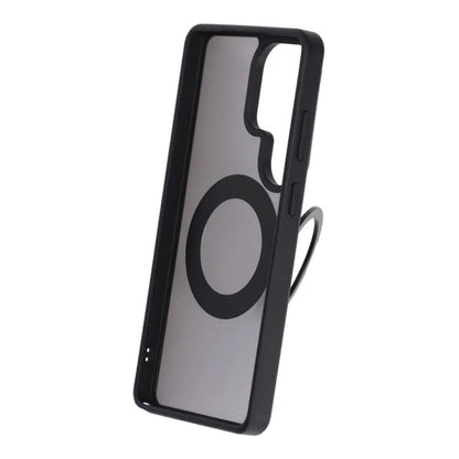 Matte case 360 rotating bracket Mobile Phone Case for Samsung S26 Ultra Black image 4
