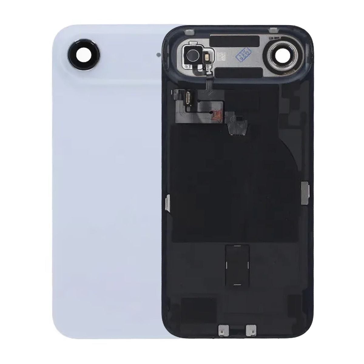 Baksida Glas Original med smådelar för iPhone Air - Blå image 1