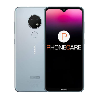 Begagnad Nokia 6.2 64GB Ice - Bra skick image 1
