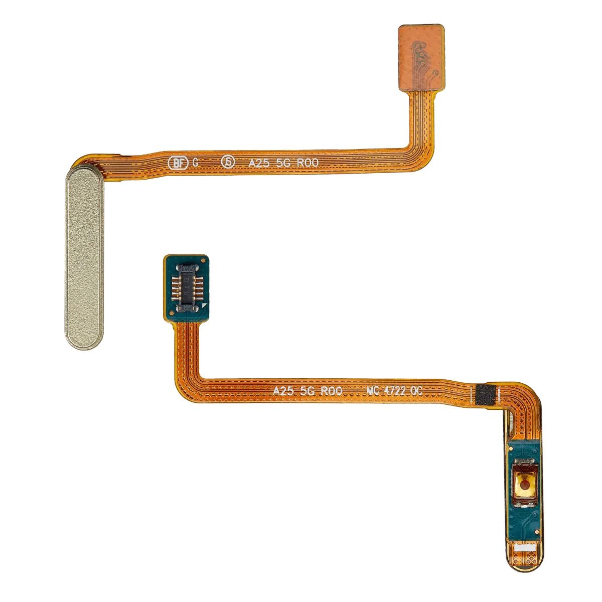 Samsung Galaxy A25 Strömknapp med flexkabel - Gul image 1