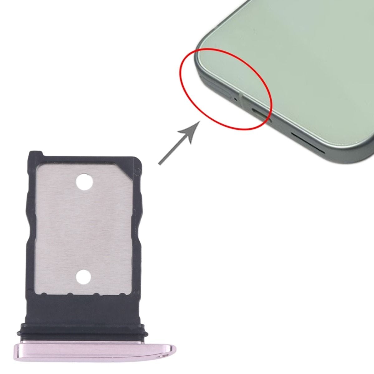 Google Pixel 9 SIM Tray Pink image 4