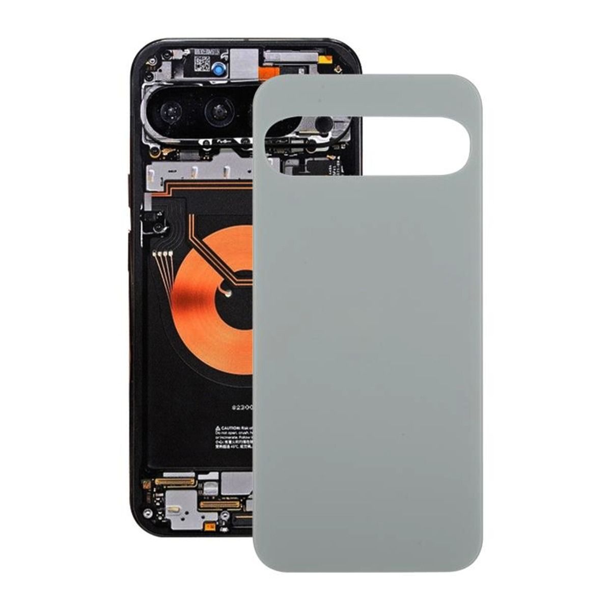 Google Pixel 9 Pro Back Cover Grey image 1