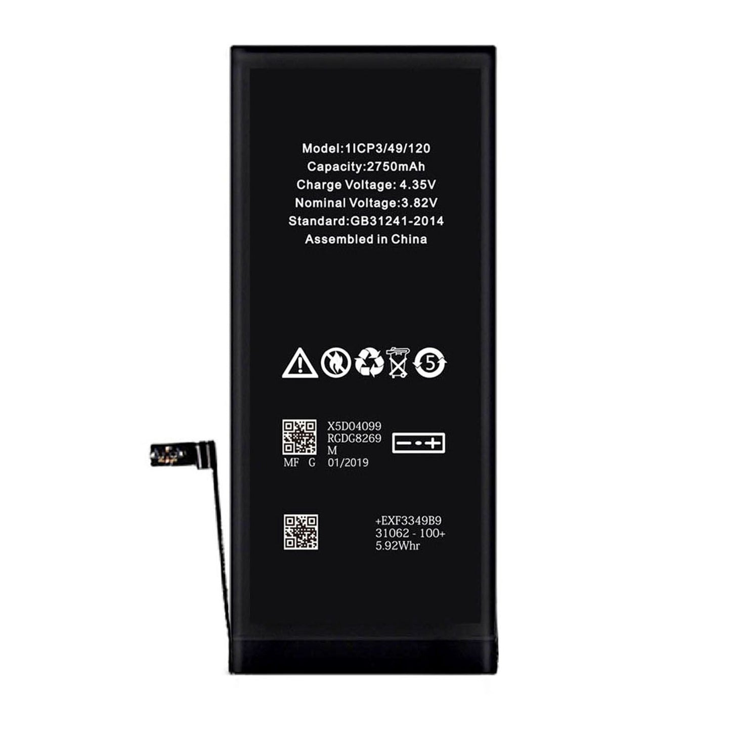 iPhone 6S Plus Batteri Hög Kvalité image 3